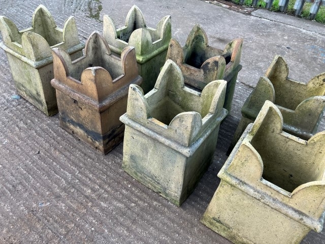 Victorian Bishop chimney pots