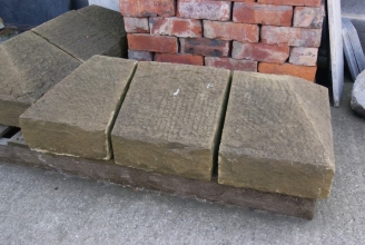 Reclaimed Sandstone Pillar Caps
