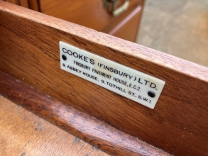 Vintage mahogany office desk