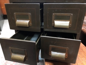 Bank of drawers