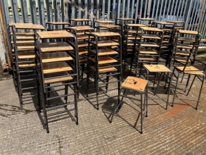 Vintage stacking stools