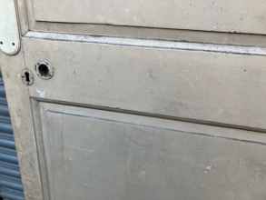 Georgian four and two panel door 