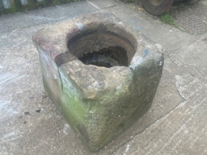 Stone water font