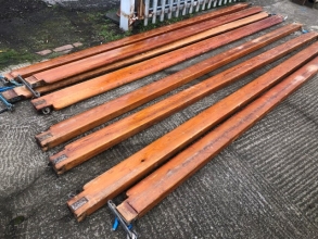 Gym frame timbers