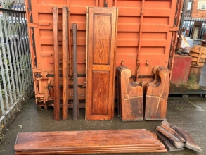 Pitch pine pews