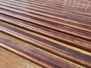 Pitch pine mouldings