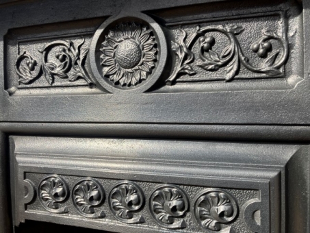 Victorian cast iron bedroom grate