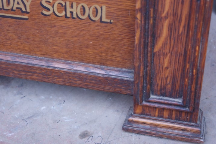 Commemorative oak plaque
