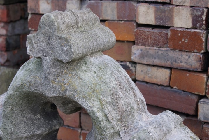 Limestone  Church cross finial 