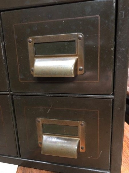 Bank of drawers