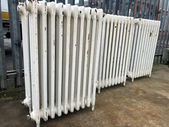Three column cast iron radiators