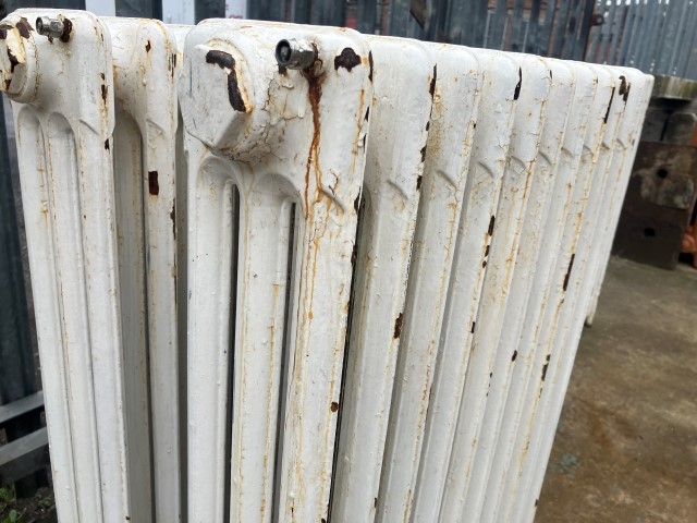 Three column cast iron radiators