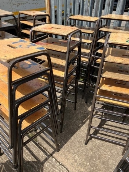 Vintage stacking stools