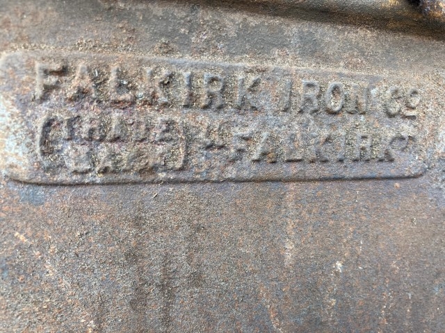 Art Nouveau cast iron tiled insert