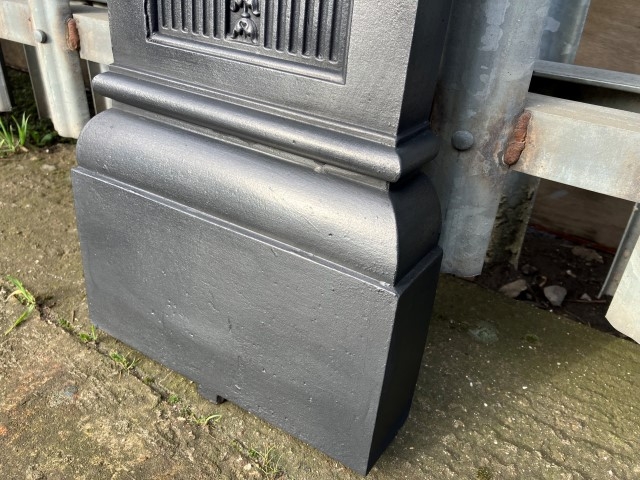 Victorian cast iron fire surround