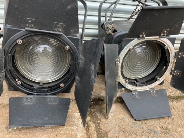 Large squat Strand stage lights