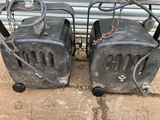 Large squat Strand stage lights
