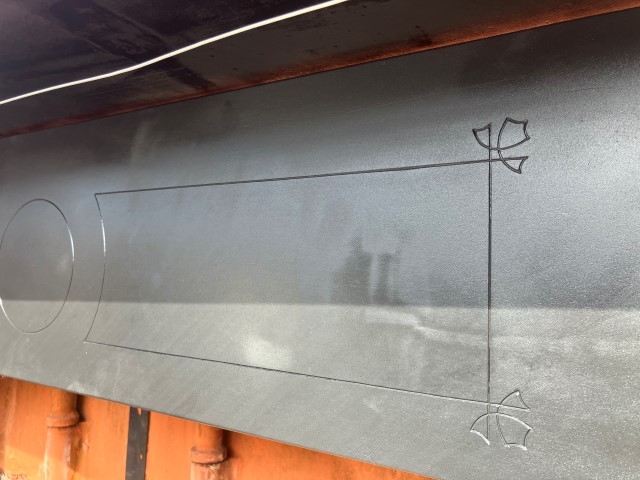 Victorian slate fire surround