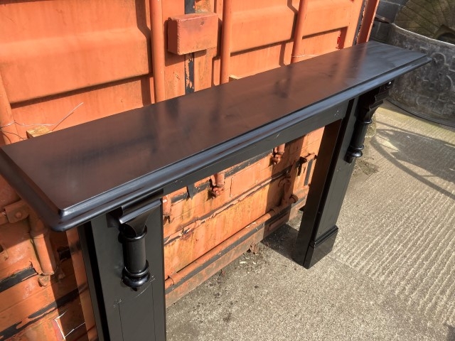 Victorian slate fire surround