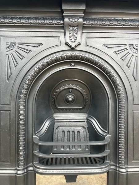 Original Victorian bedroom grate