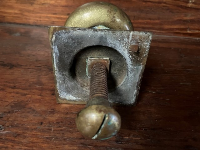 Original Victorian door furniture set