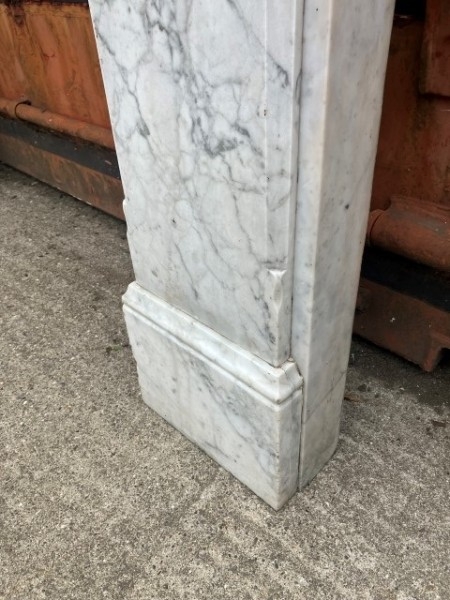Victorian Gothic revival marble fire surround