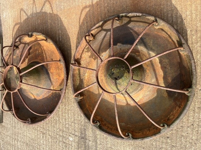 Cast iron pig feeders