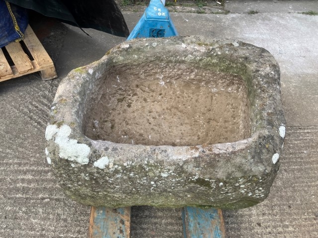Large stone trough