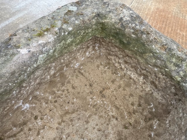 Large stone trough