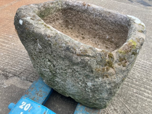 Large stone trough