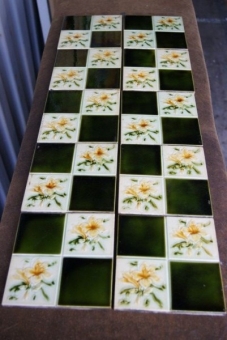 Decorative Victorian fireplace tiles