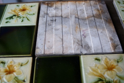 Decorative Victorian fireplace tiles