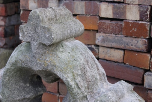 Limestone  Church cross finial 