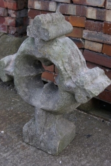 Limestone  Church cross finial 