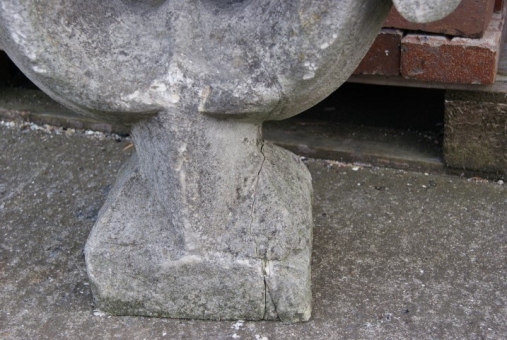 Limestone  Church cross finial 