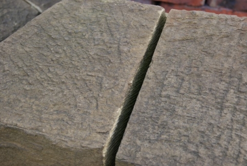 Reclaimed Sandstone Pillar Caps