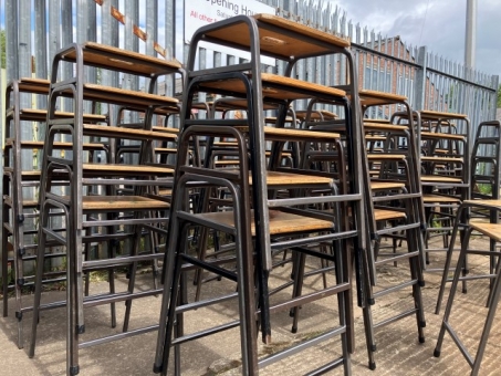 Vintage stacking stools