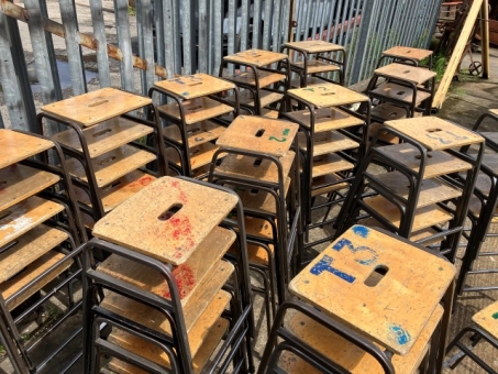 Vintage stacking stools
