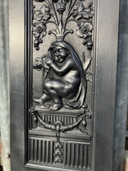 Victorian cast iron fire surround