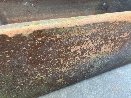 Four salt glazed troughs