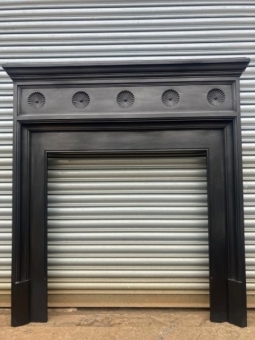 Cast iron fire surround