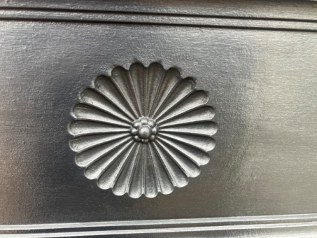 Cast iron fire surround