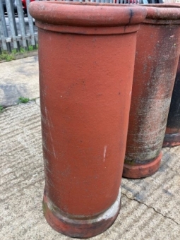 Victorian terracotta chimney pots