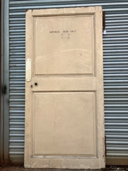 Georgian four and two panel door 