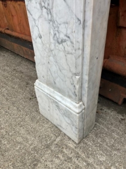 Victorian Gothic revival marble fire surround