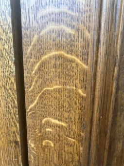 English oak double doors