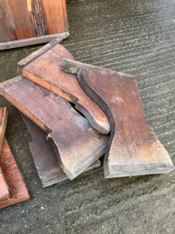 Pitch pine pews