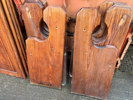 Pitch pine pews