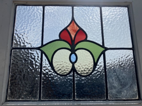 Art Deco stained glass door